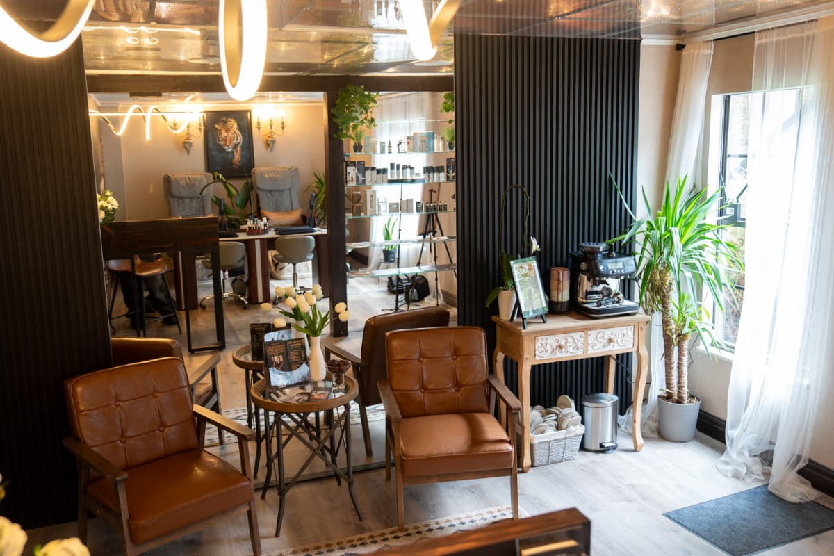 Interior of LNO Boutique day spa and med spa in Centennial, minutes from Denver